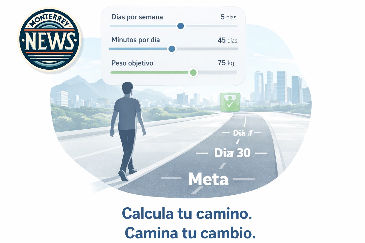 ¿Cuánto tienes que caminar para bajar de peso? Usa esta calculadora gratuita