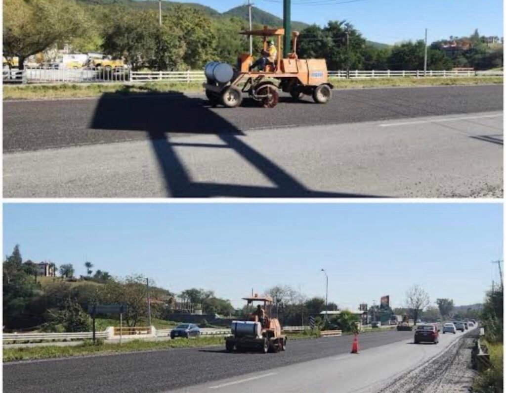 Imagen de portada del reporte sobre grava suelta en la Carretera Nacional en Allende
