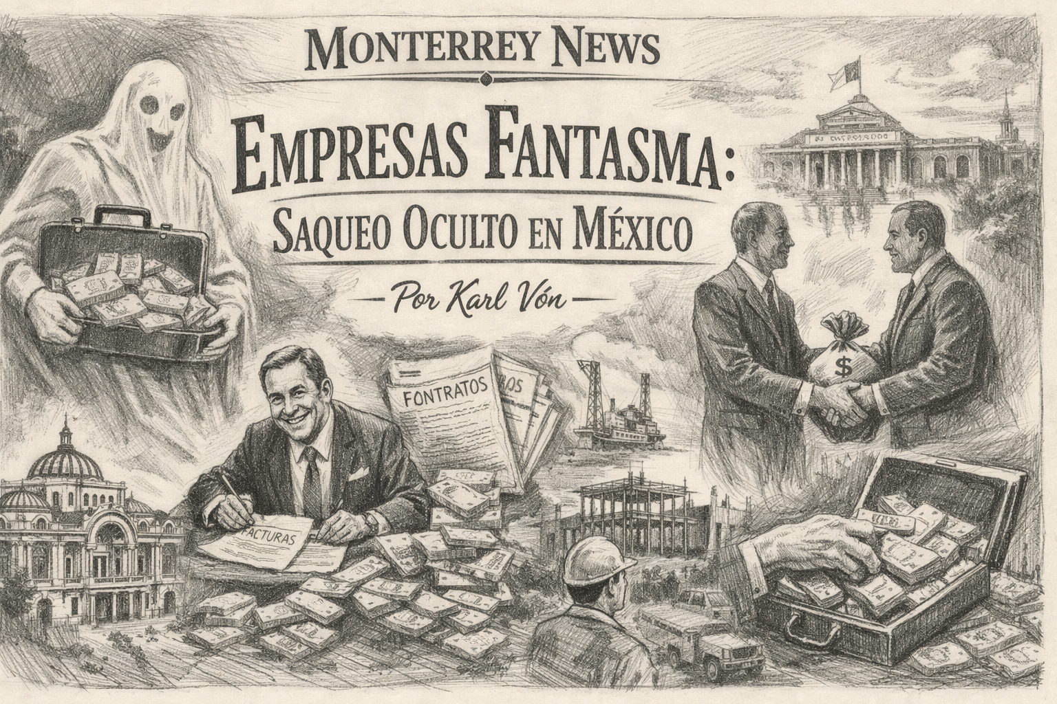 Empresas fantasma en México: cómo operan, a quién benefician y por qué siguen drenando dinero público