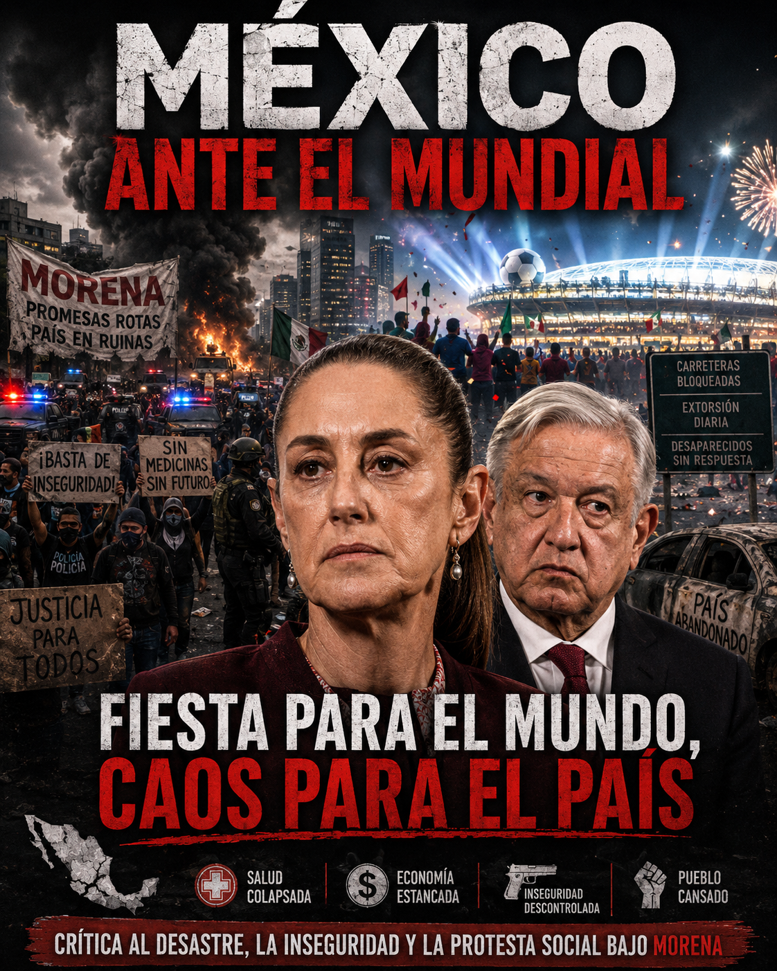 🇲🇽México inaugura el Mundial ⚽️ entre fiesta, blindaje y protesta socialPor Karl Vön | Monterrey News