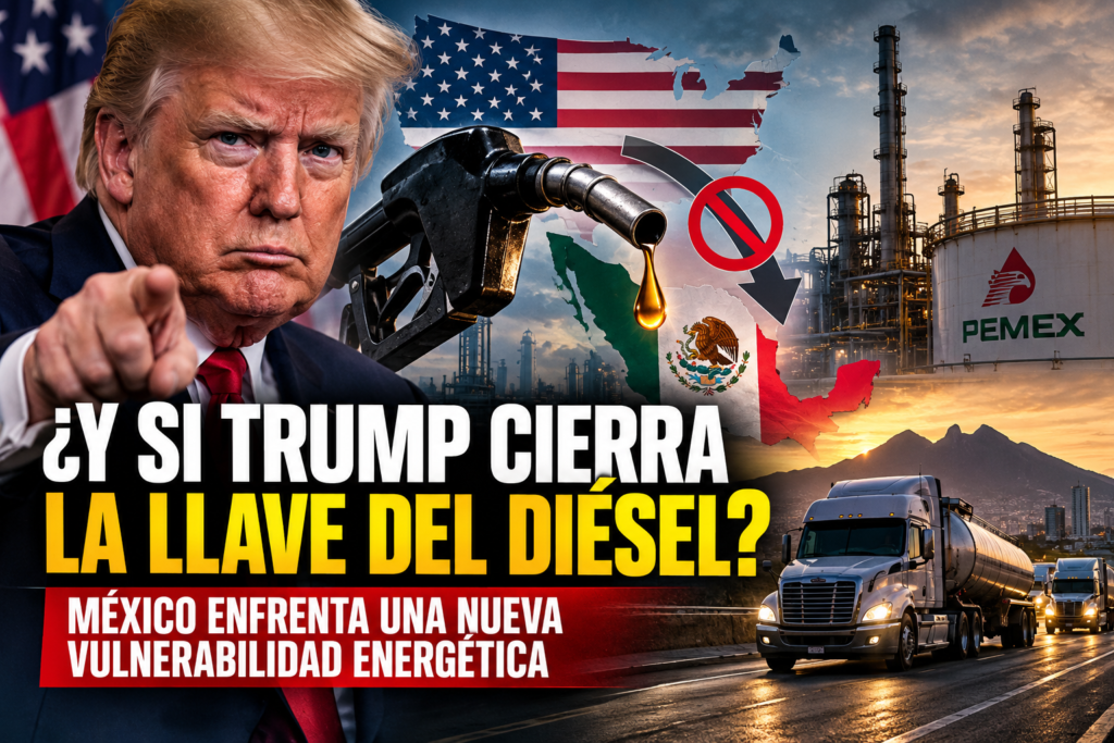 México ante posibles restricciones de Estados Unidos a las exportaciones de diésel