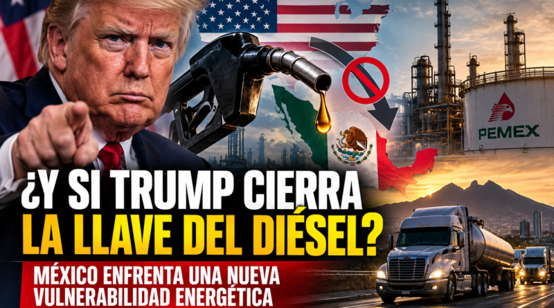 México ante posibles restricciones de Estados Unidos a las exportaciones de diésel