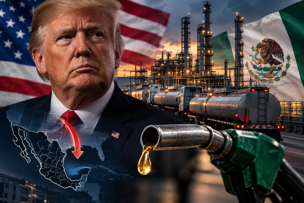 México ante posibles restricciones de Estados Unidos a las exportaciones de diésel