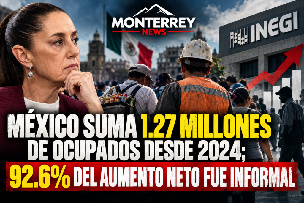 México: empleo formal e informal, análisis de Monterrey News