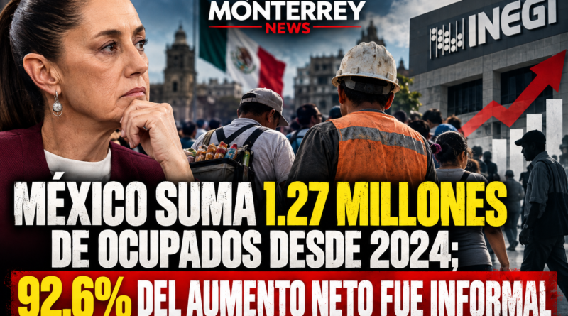México: empleo formal e informal, análisis de Monterrey News