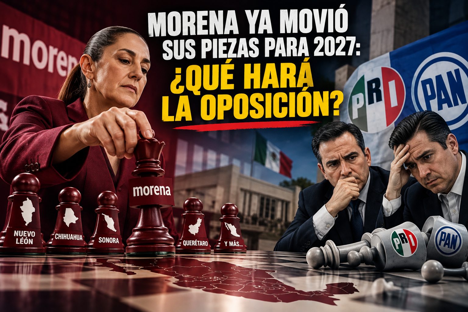 Morena mueve sus piezas para 2027: ¿qué hará la oposición?