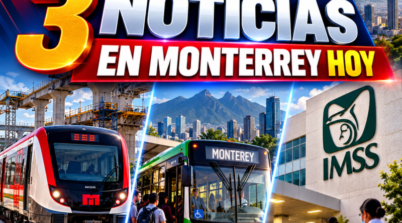 Portada Hoy Monterrey: tres noticias sobre Metro, transporte público e IMSS, 27 de octubre de 2026