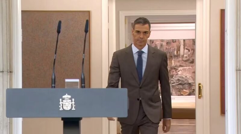 Pedro Sánchez convoca elecciones generales en España para el 29 de noviembre de 2026