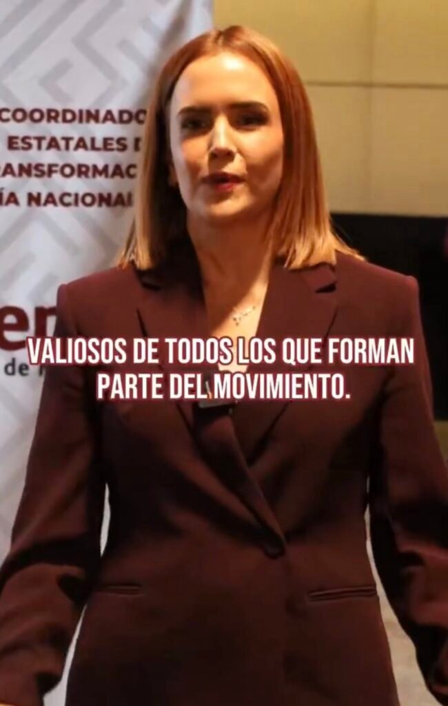 Clara Luz Flores, coordinadora estatal de Morena en Nuevo León rumbo a 2027