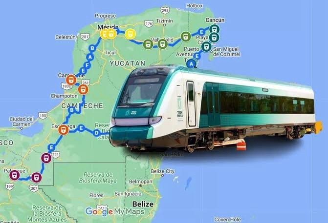 Imagen compartida por Monterrey News para la investigación del Tren Maya