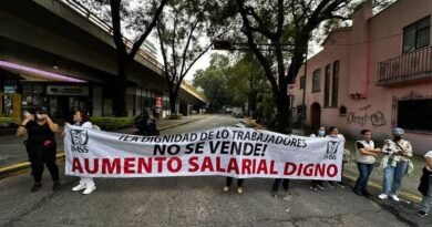 Imagen de portada sobre las protestas de trabajadores del IMSS en octubre de 2026