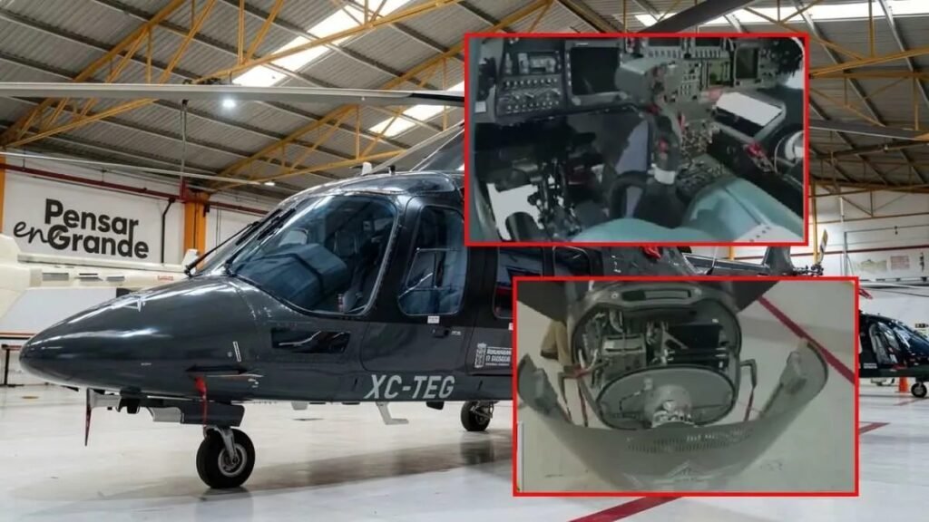 Imagen utilizada en la cobertura sobre el helicóptero adquirido por el gobierno de Puebla