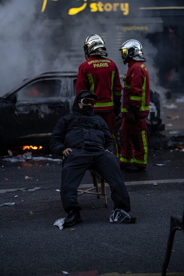 Fotografía de archivo de las protestas y disturbios en Francia, octubre de 2026