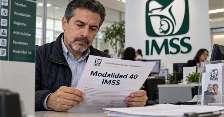 Imagen principal de la nota sobre los cambios de la Modalidad 40 del IMSS en 2026