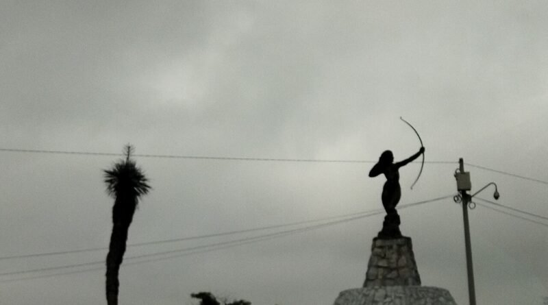 Vista de la Diana Cazadora en avenida Gómez Morín de San Pedro Garza García en 2024; imagen de contexto