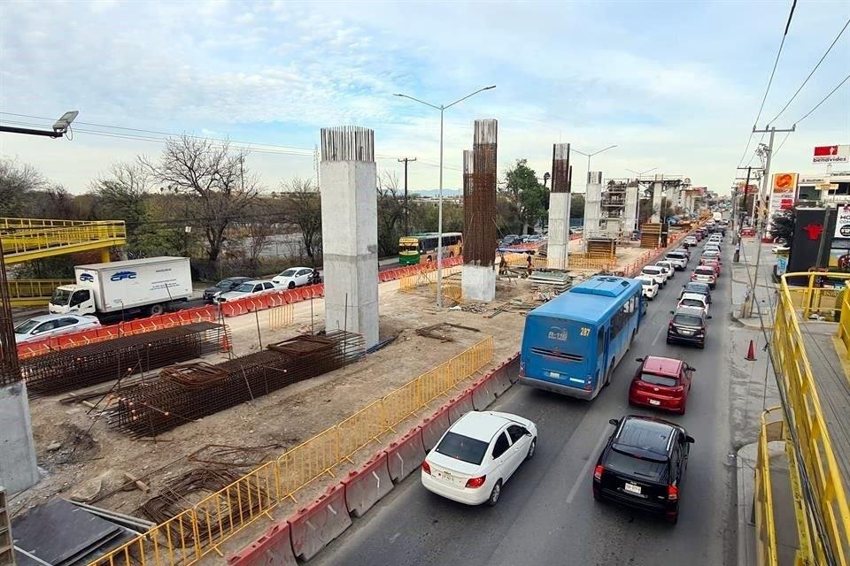 Imagen de apoyo para la noticia sobre el viaducto de las líneas 4 y 6 del Metro de Monterrey