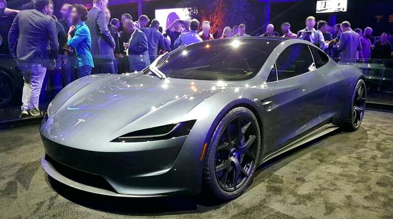 Prototipo del Tesla Roadster de segunda generación exhibido en su presentación de 2017