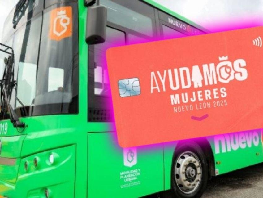 Imagen de apoyo para el anuncio de transporte gratuito del programa Ayudamos a las Mujeres en Nuevo León